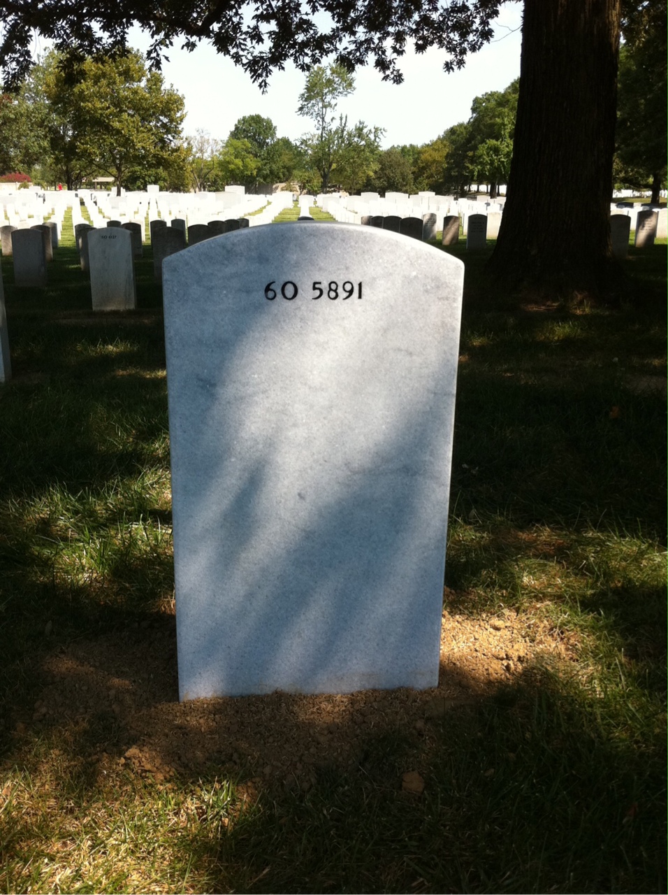 Back of headstone — Judson Murdock
