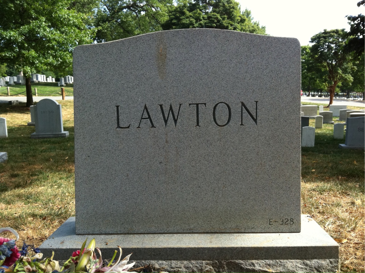 Back of headstone — Archabella Appell