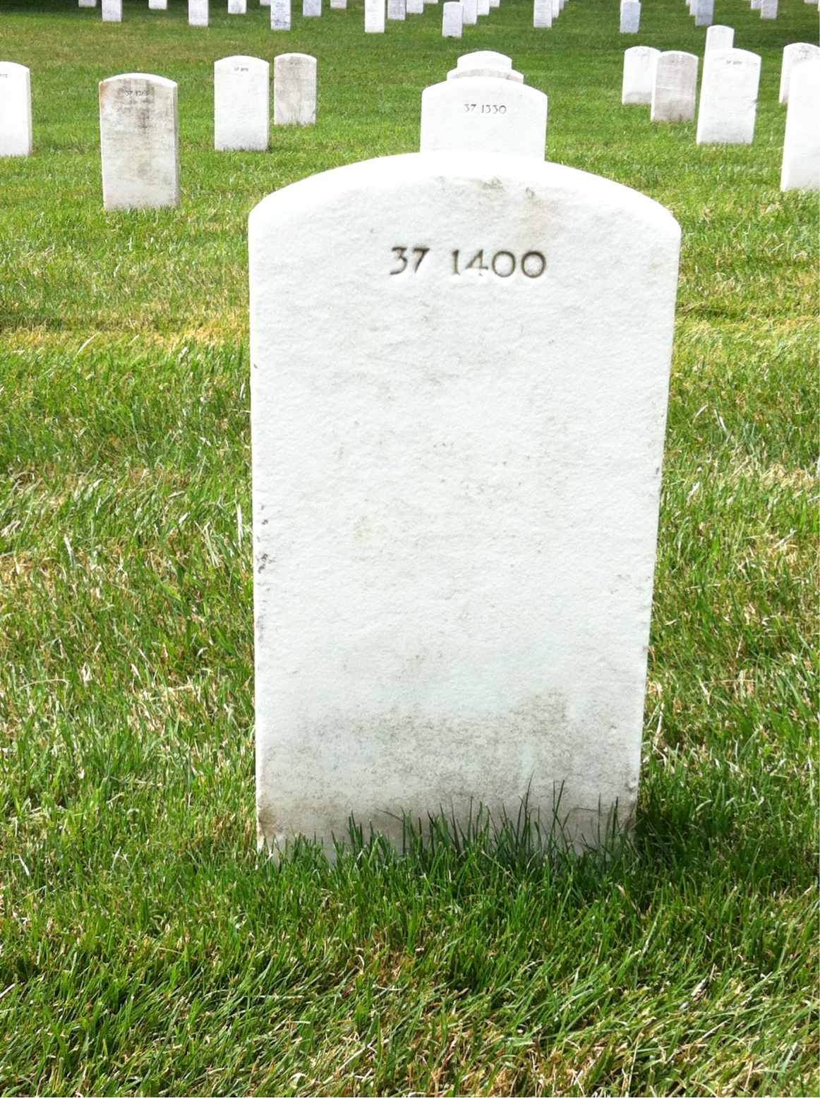 Back of headstone — Ysmael Morales