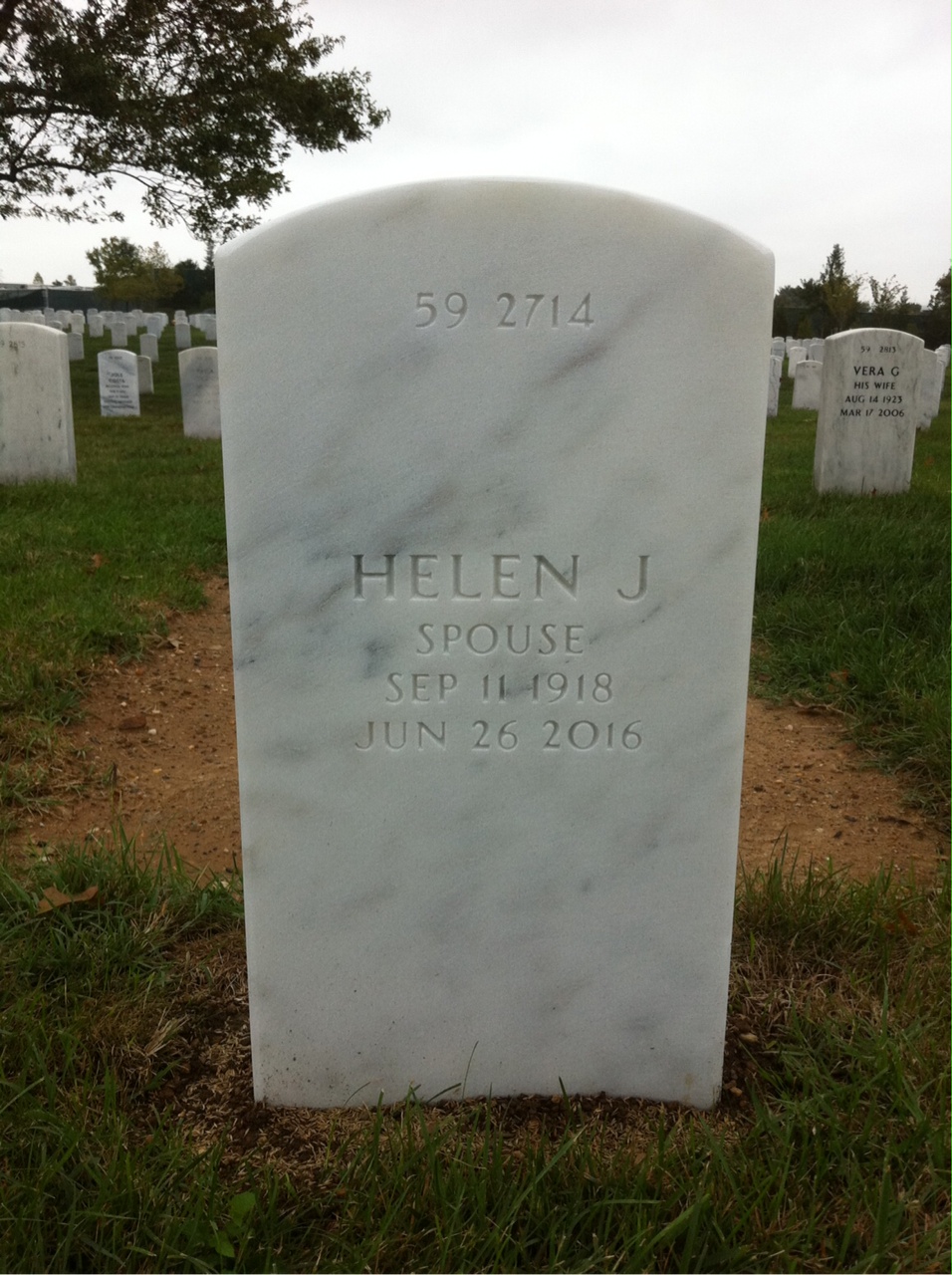 Back of headstone — Frank Moore