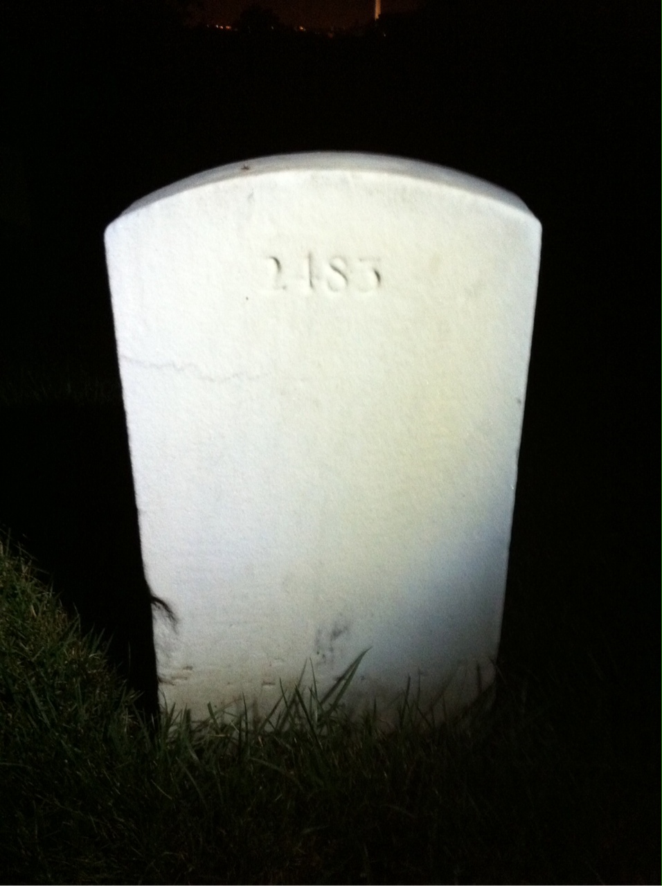 Back of headstone — Donald Modarelli