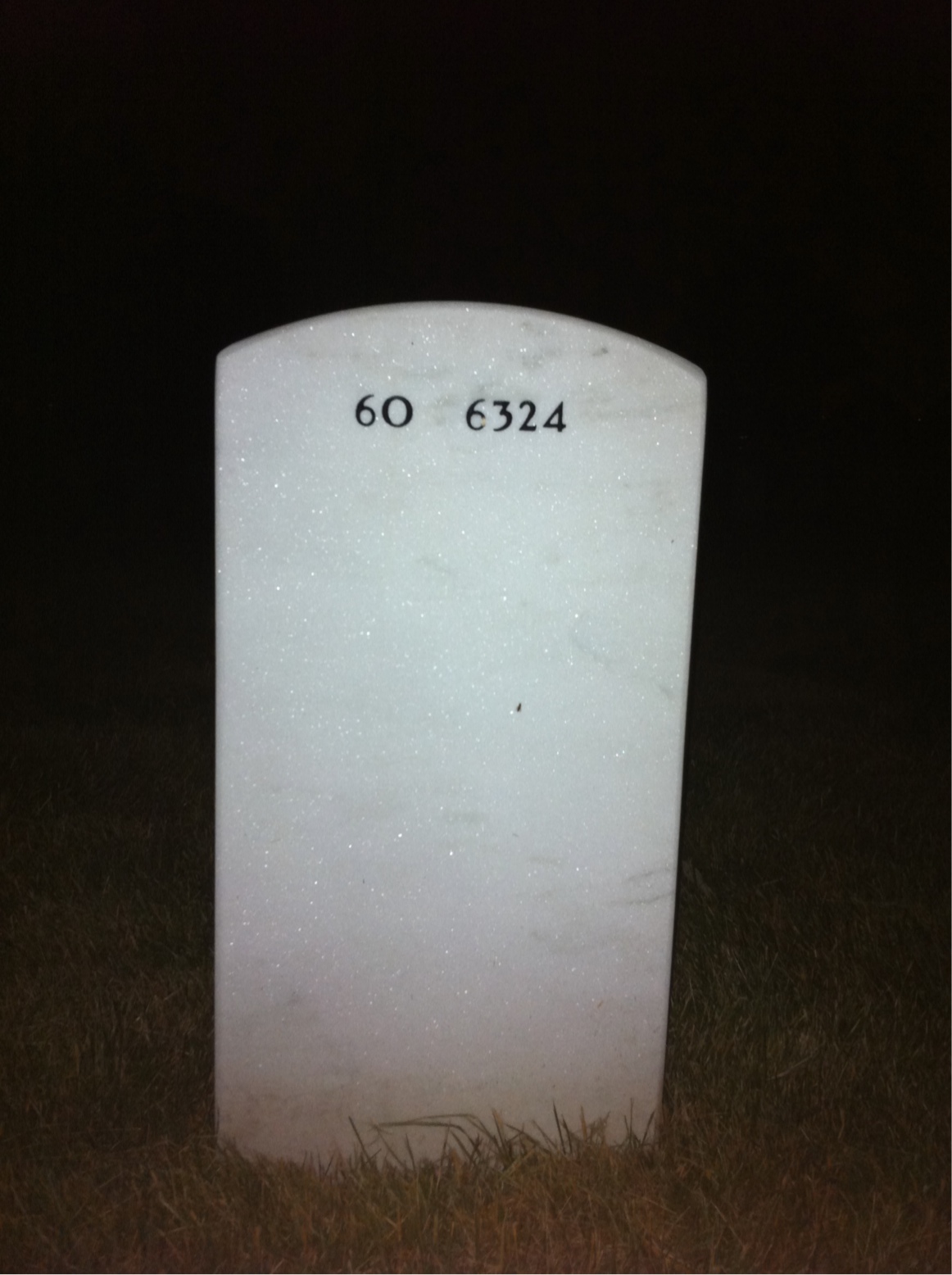 Back of headstone — Edmund Schlachter