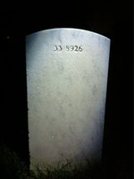 Russell Adams — Headstone Back