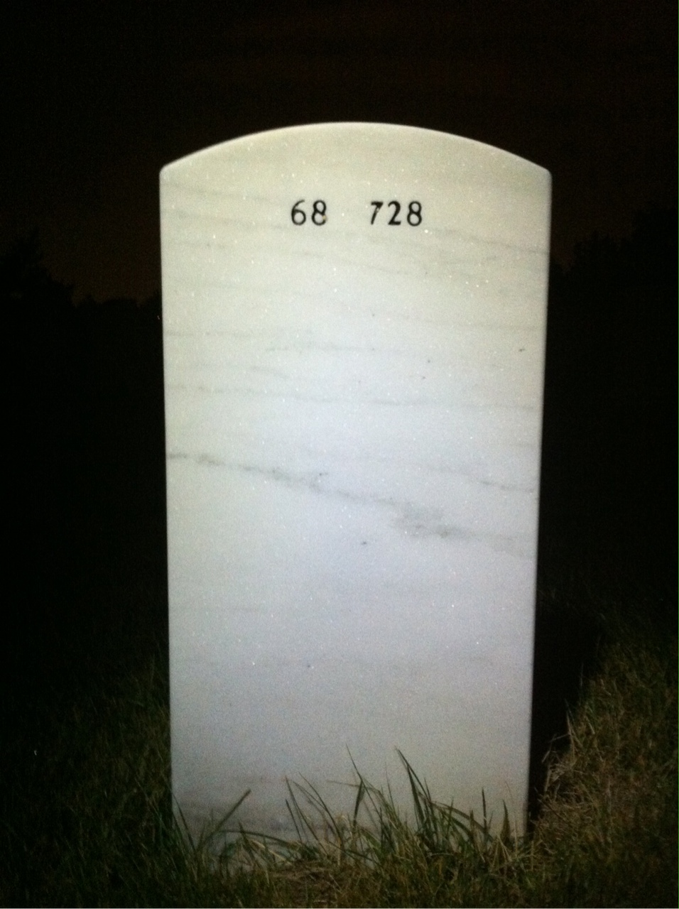 Back of headstone — Lewis Rosenthal
