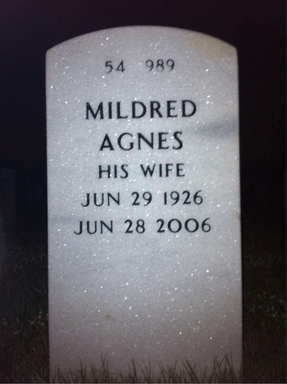 Back of headstone — Arthur Gertz