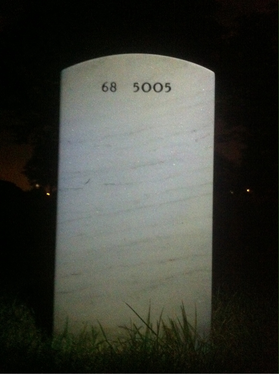 Back of headstone — William Traynham