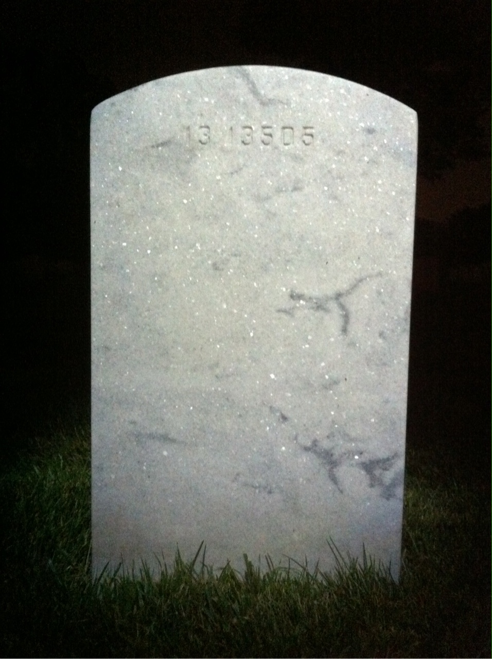 Back of headstone — Francis Bacon