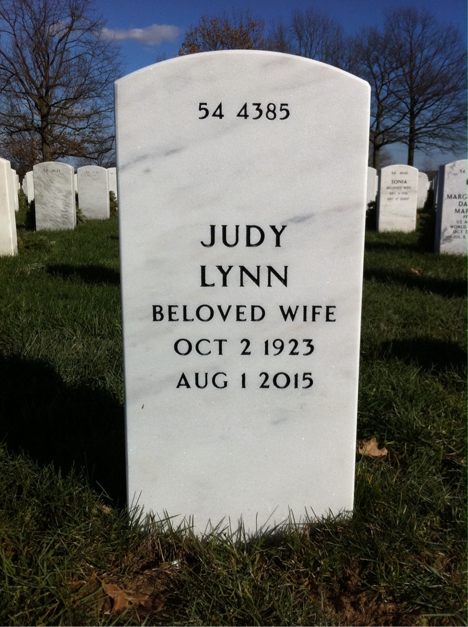 Back of headstone — Walter Wolicki