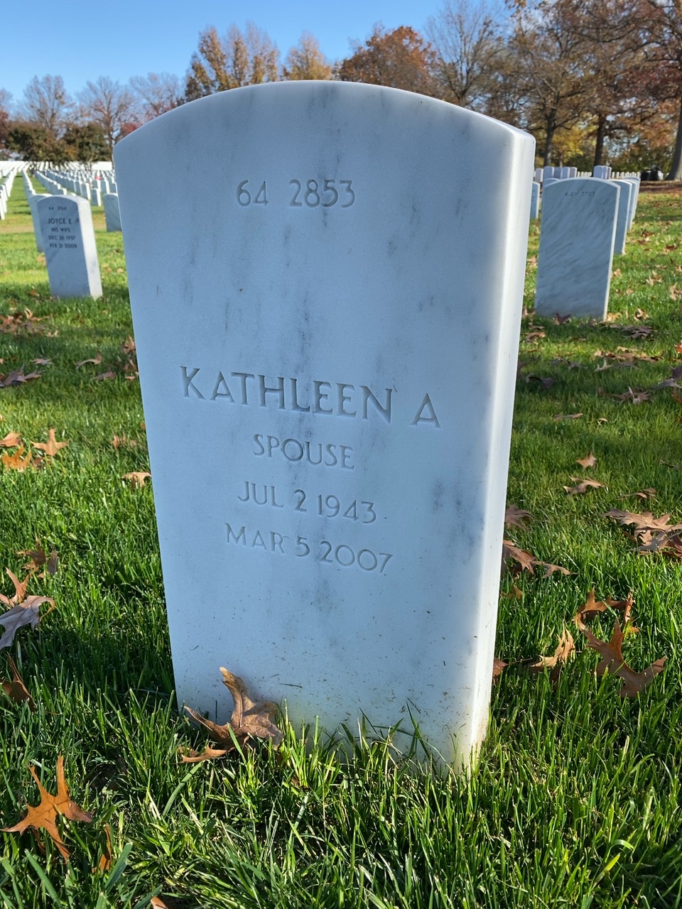 Back of headstone — Robert Davis