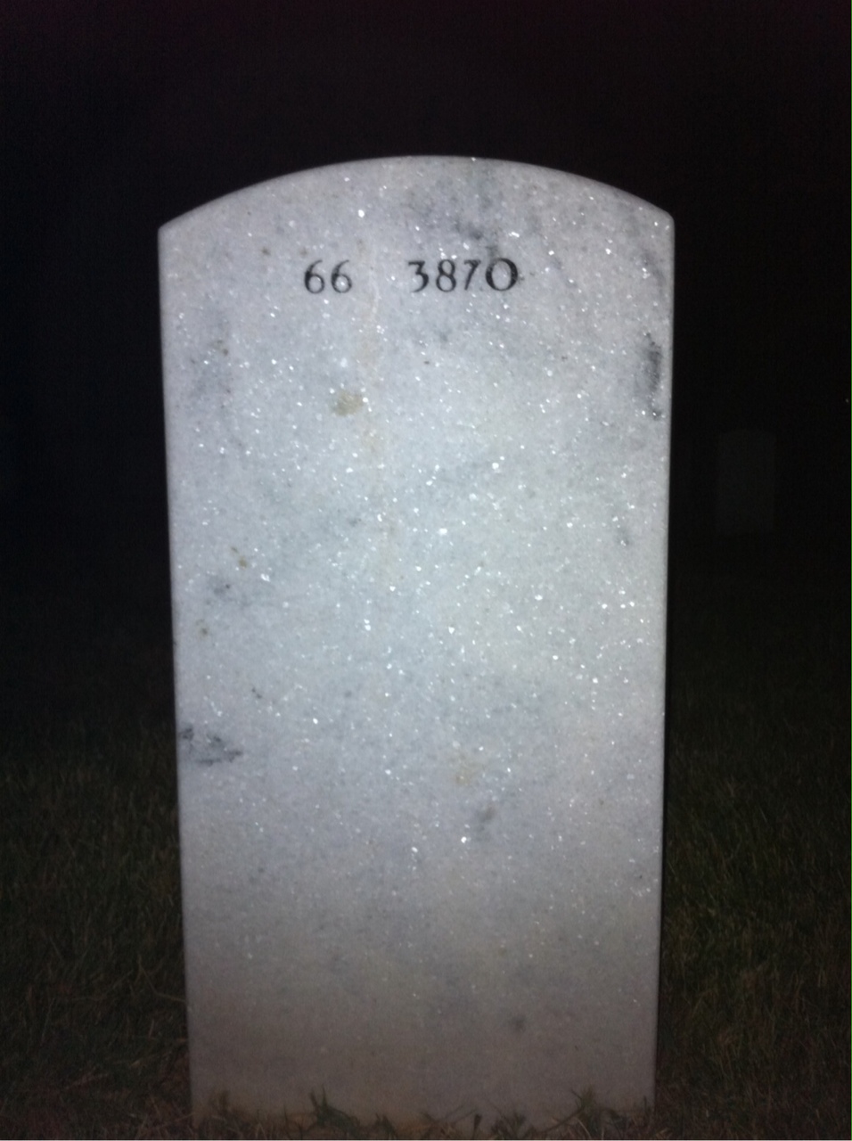 Back of headstone — Myrtle Bowen