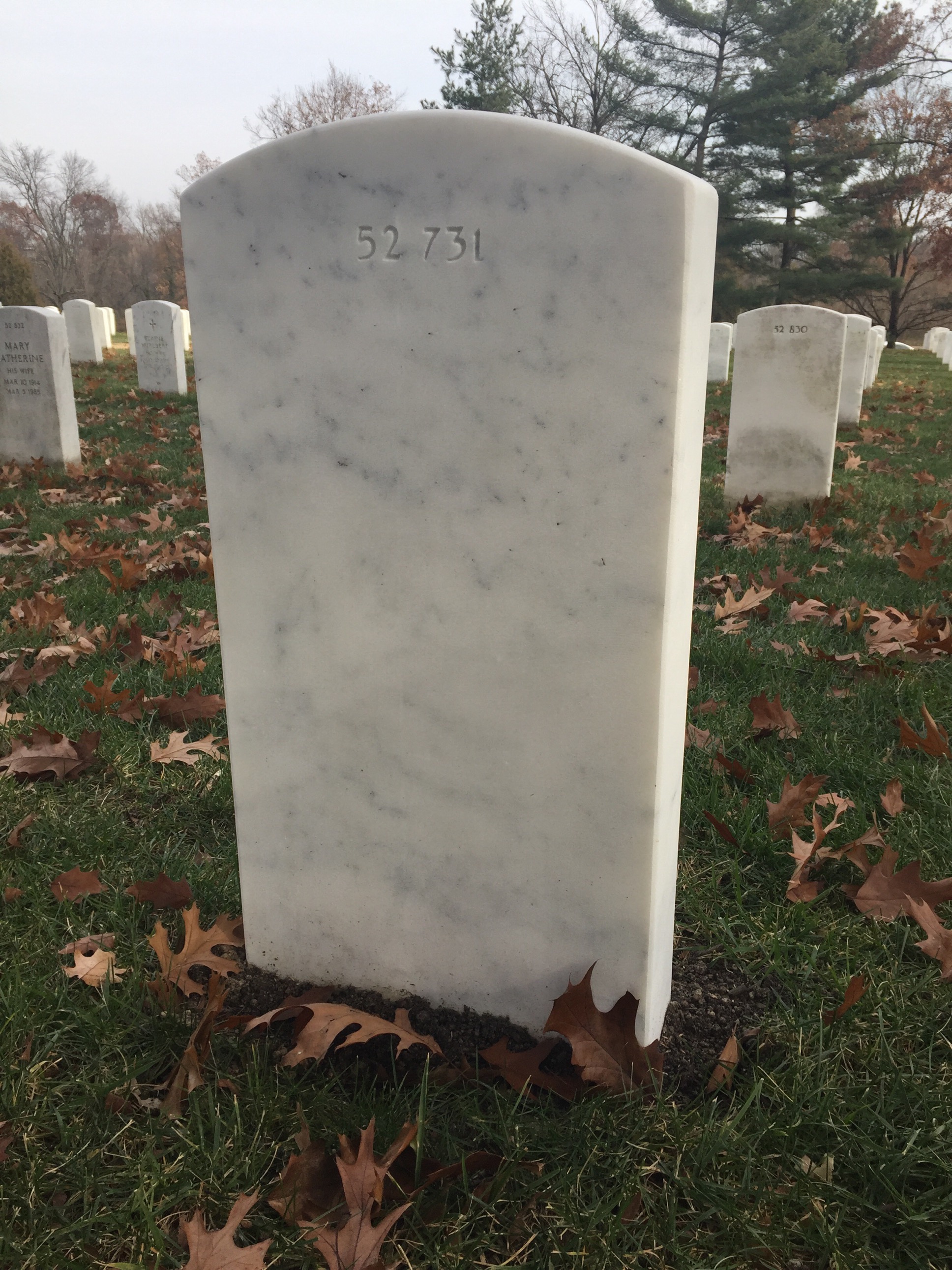 Back of headstone — John Murphy