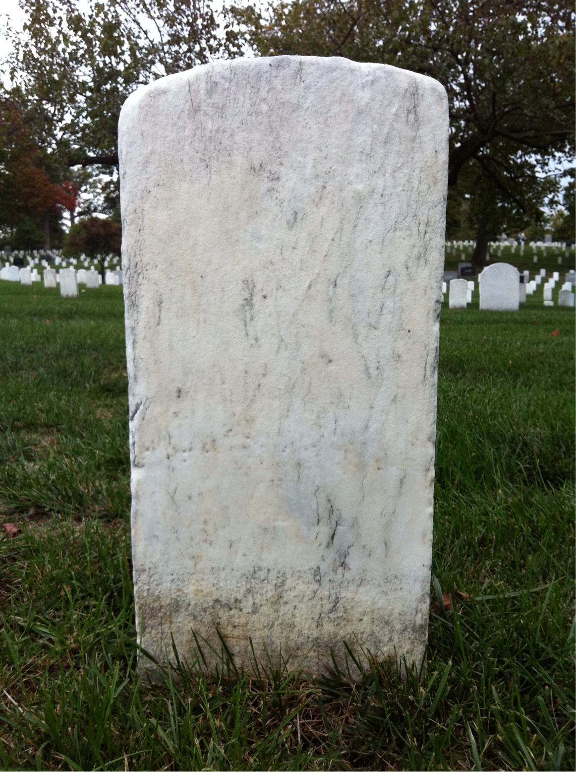 Back of headstone — Jonathan Moyer