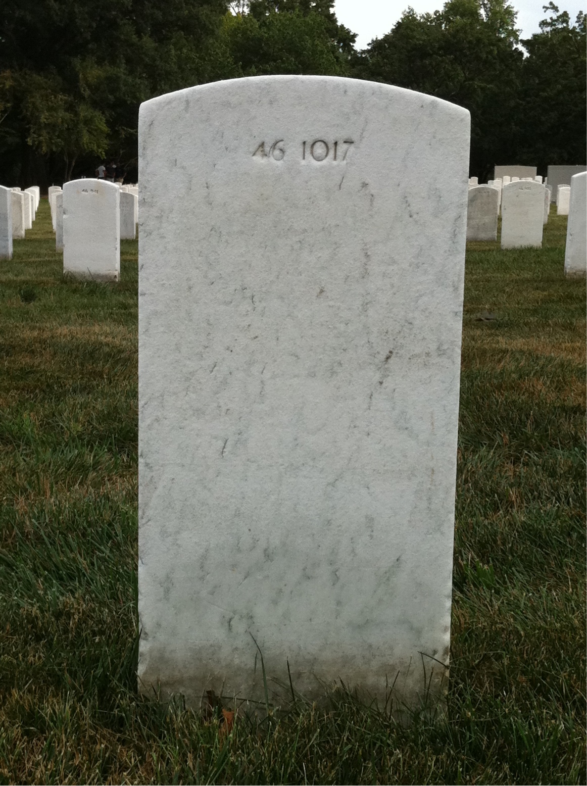 Back of headstone — Mabel Cox