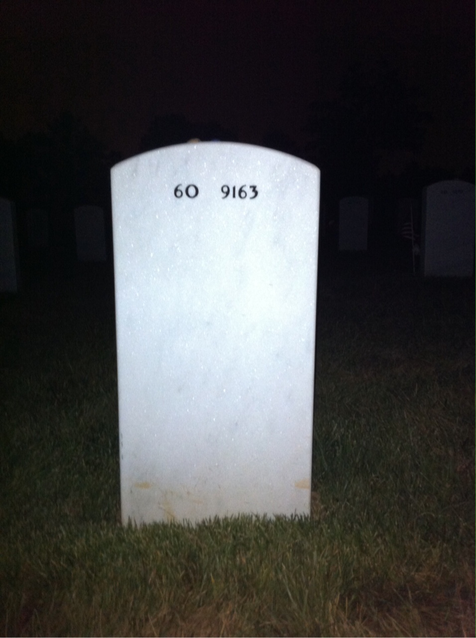 Back of headstone — Michael Everett Mcgahan