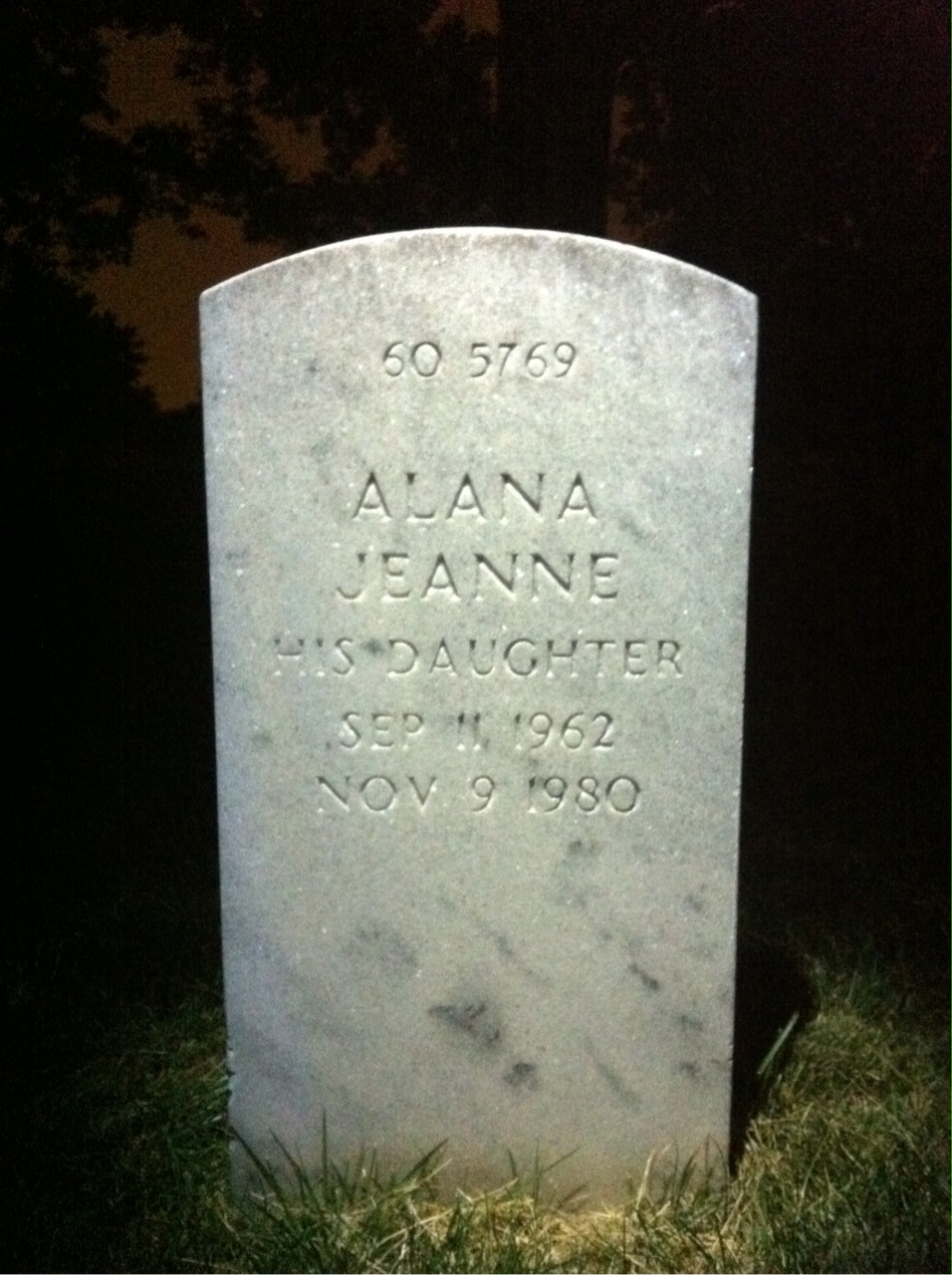 Back of headstone — Alfred Klingebiel