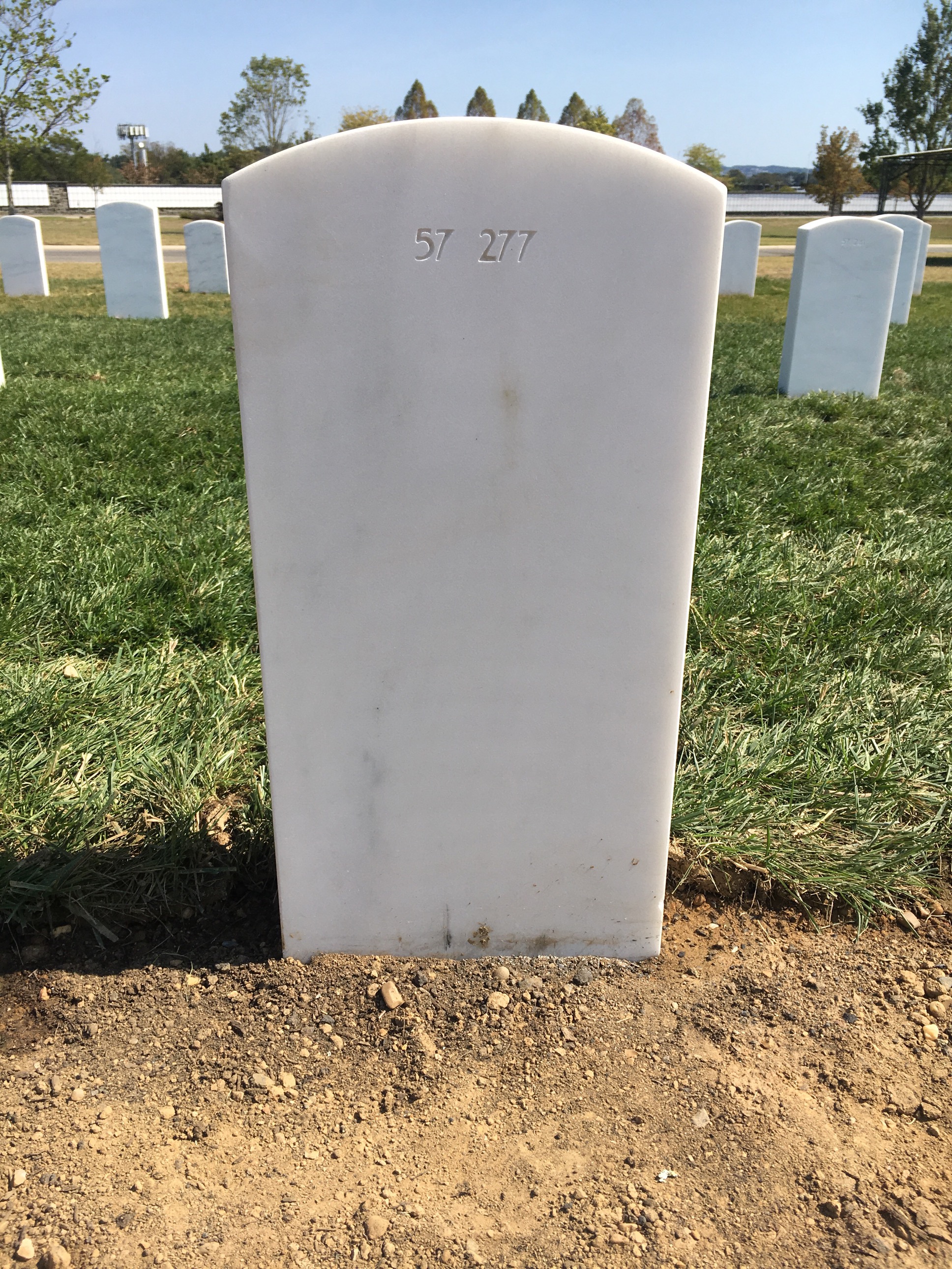 Back of headstone — Simon Beer