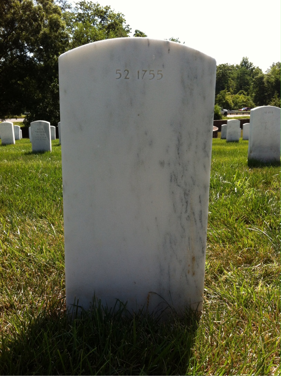 Back of headstone — Jason Back