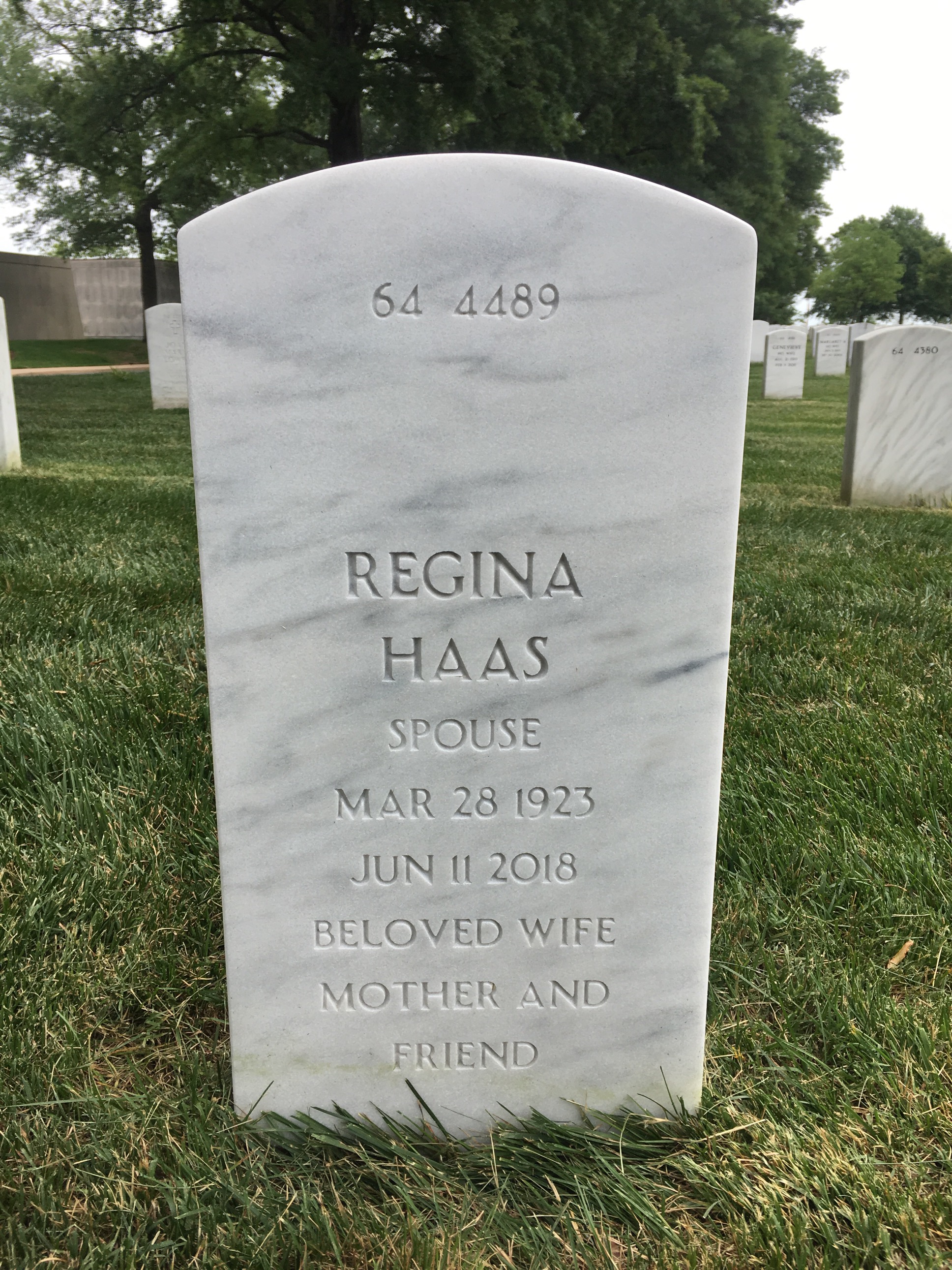Back of headstone — John Tarpey