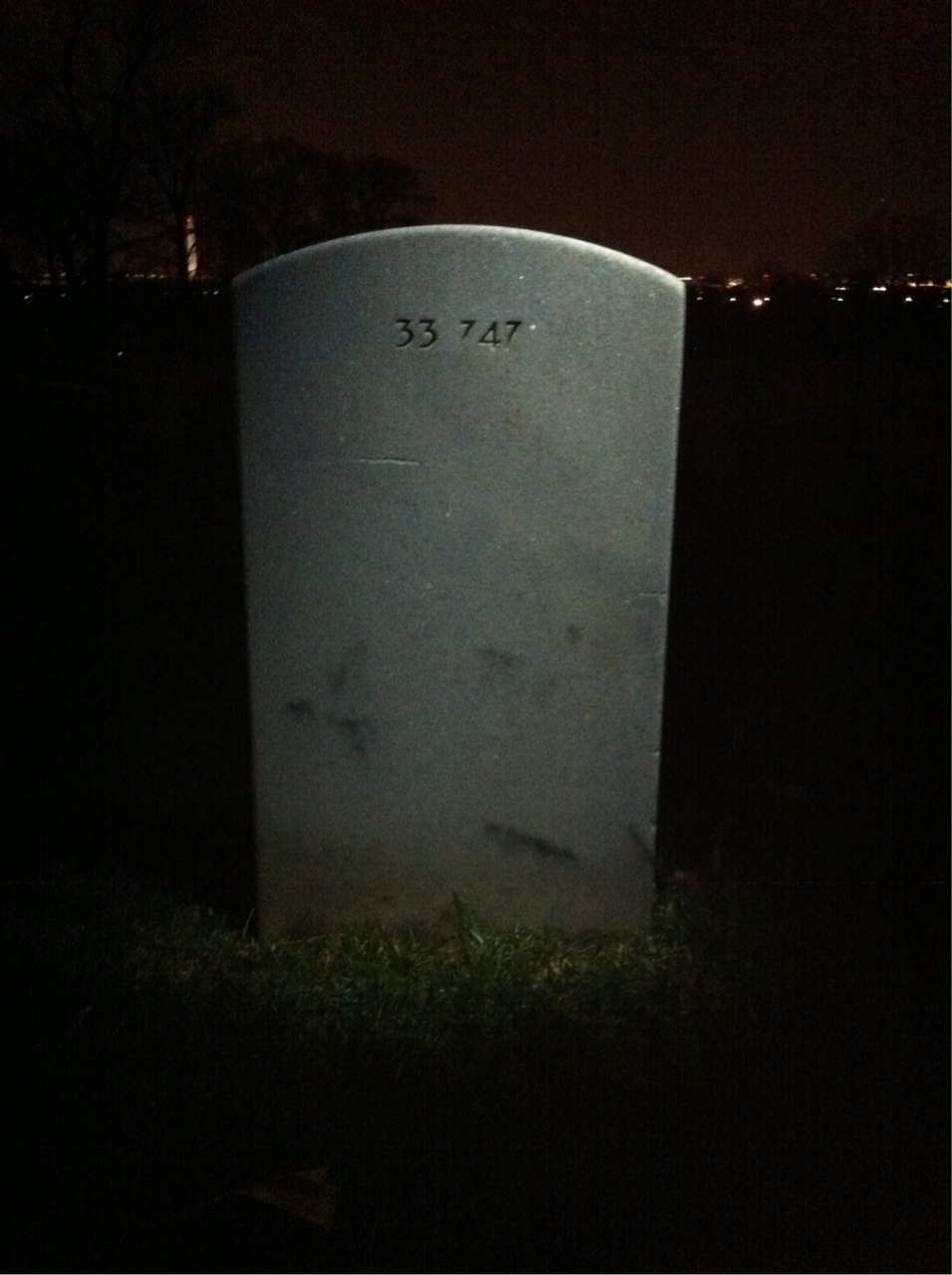 Back of headstone — Nancy Ballard
