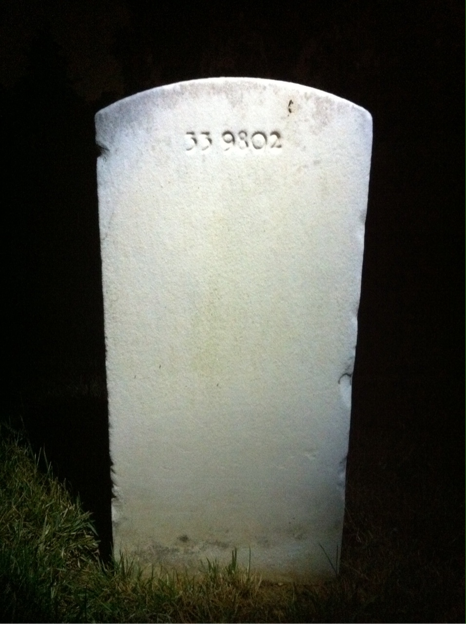 Back of headstone — Iskouhi Baboian