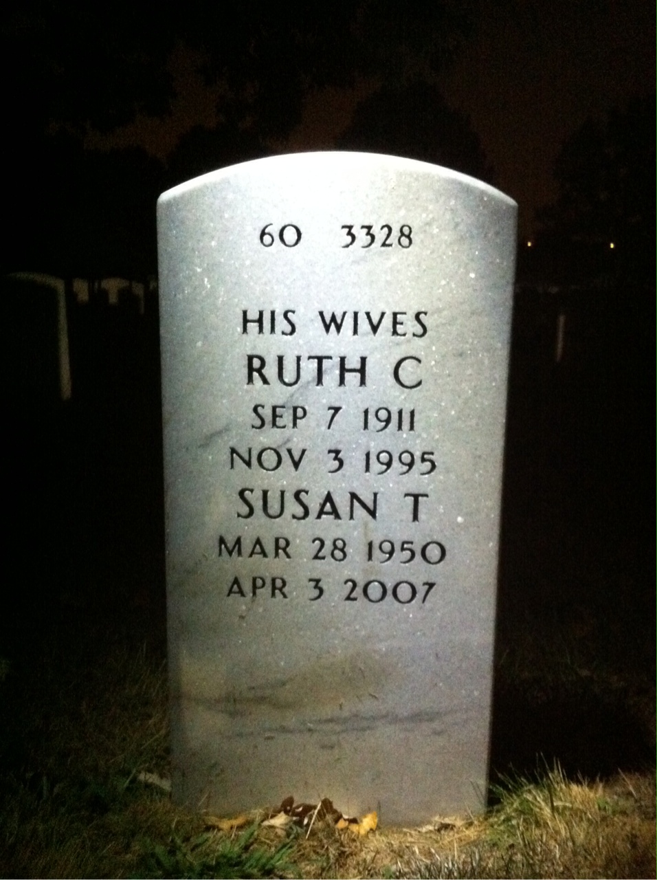 Back of headstone — Edward Wojcoski