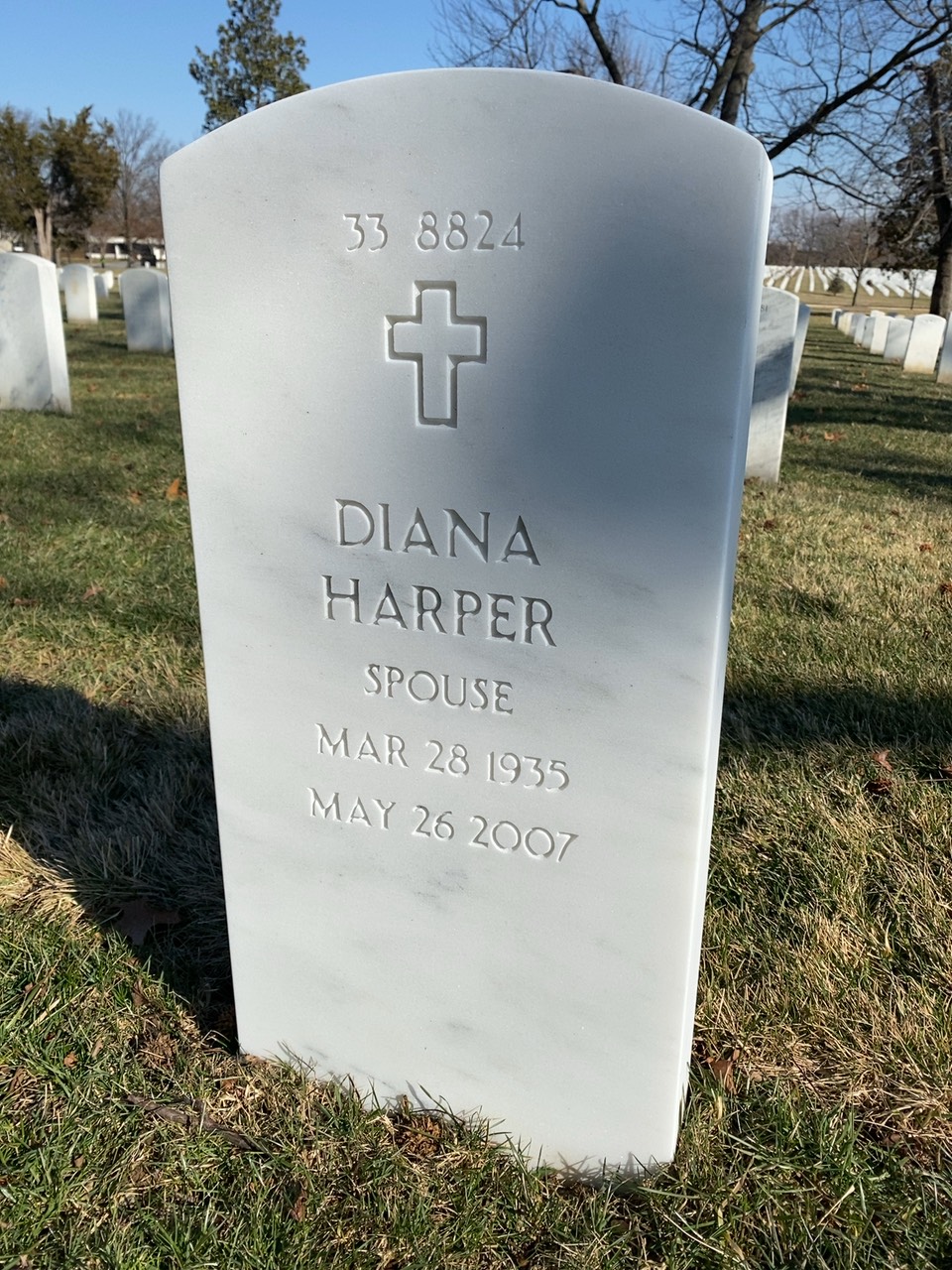 Back of headstone — William Mcpherson