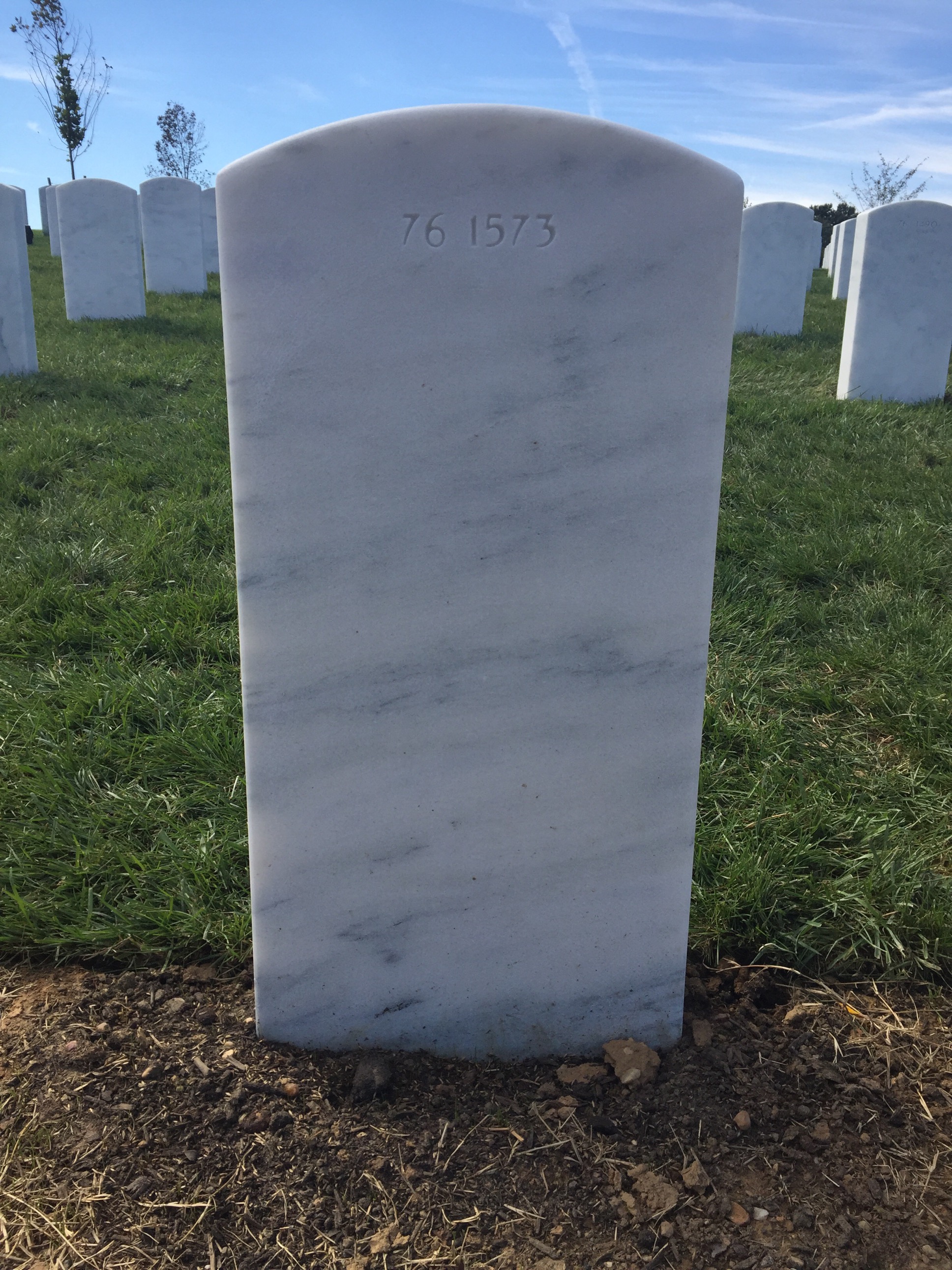 Back of headstone — Richard Murphy
