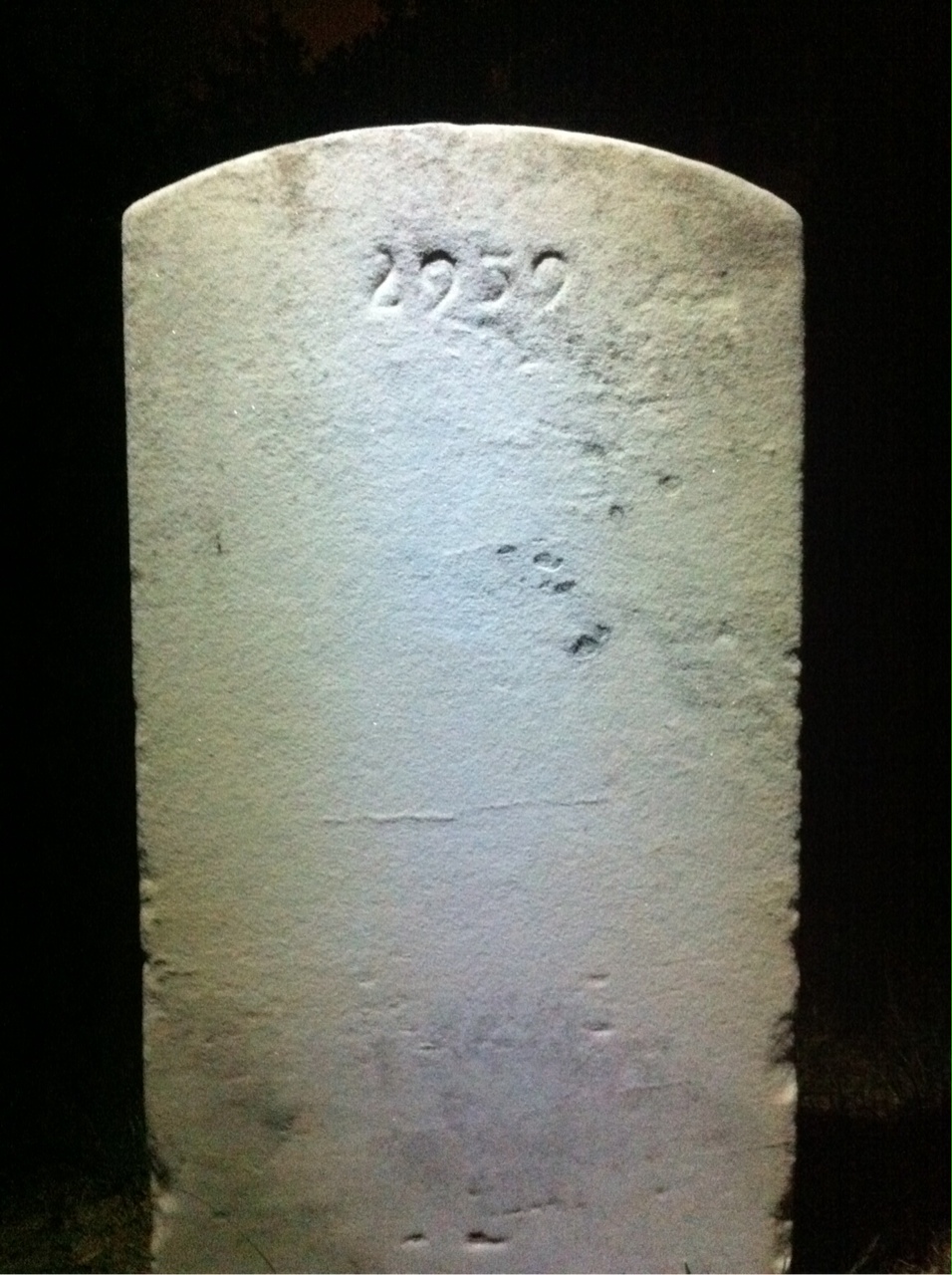Back of headstone — Donald Murray
