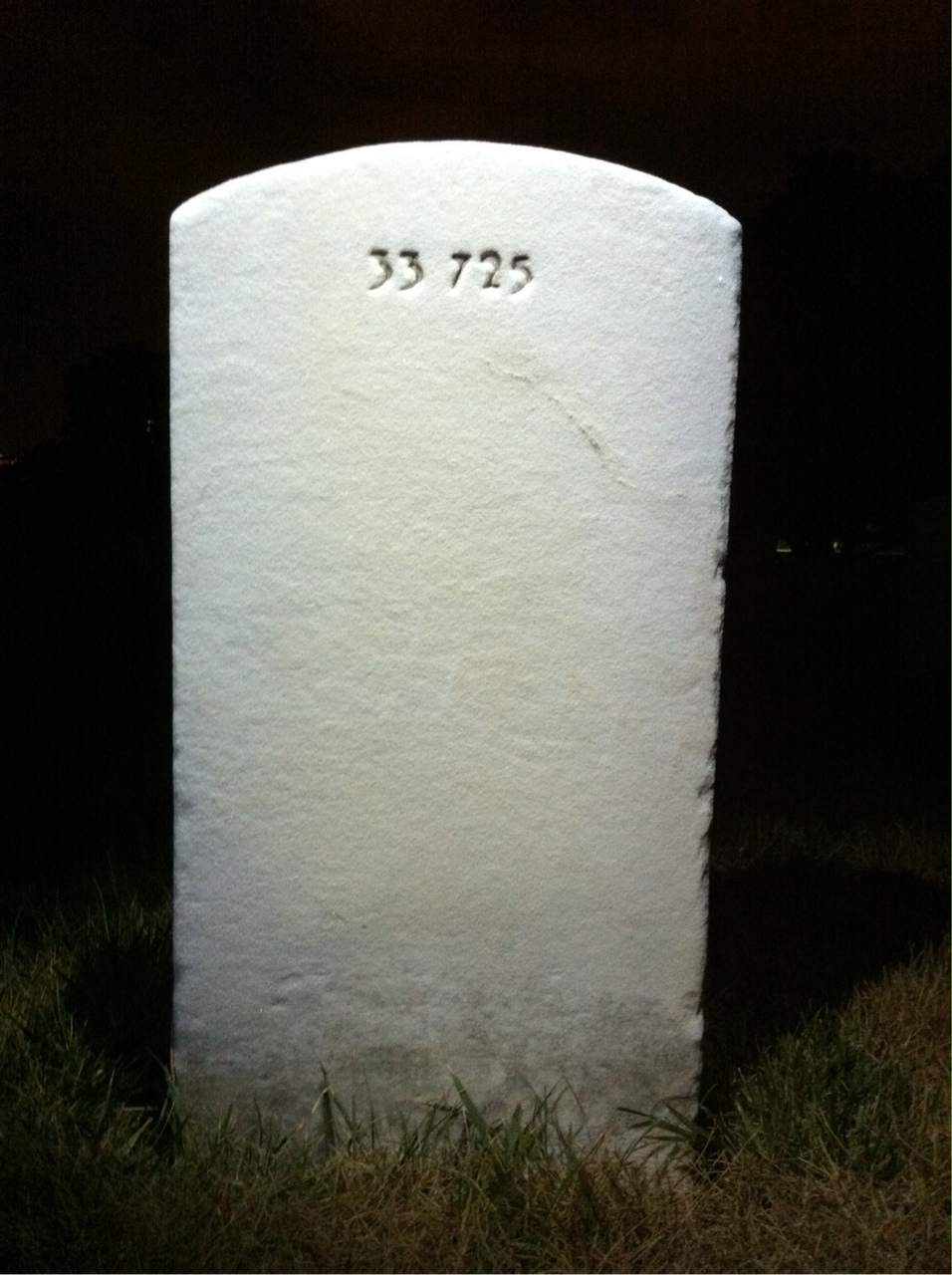 Back of headstone — Edward Cox