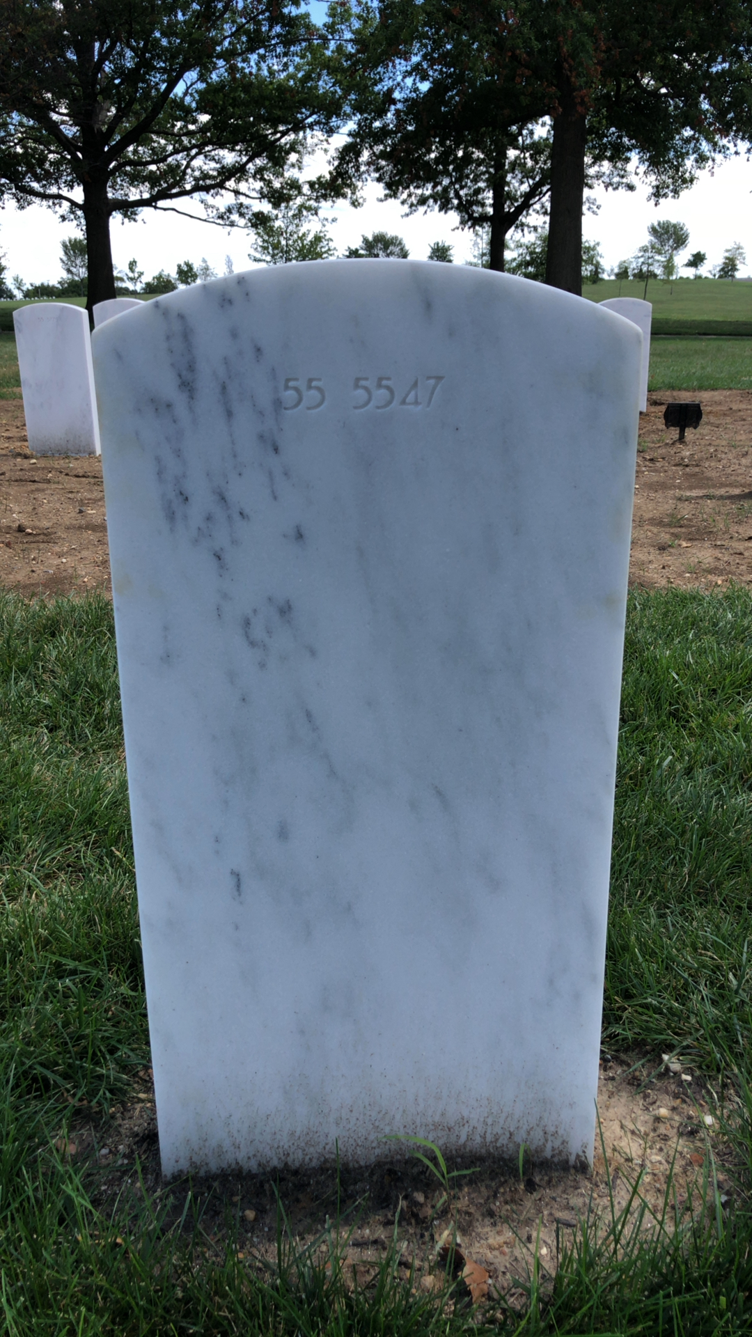 Back of headstone — Timothy S Vieregge
