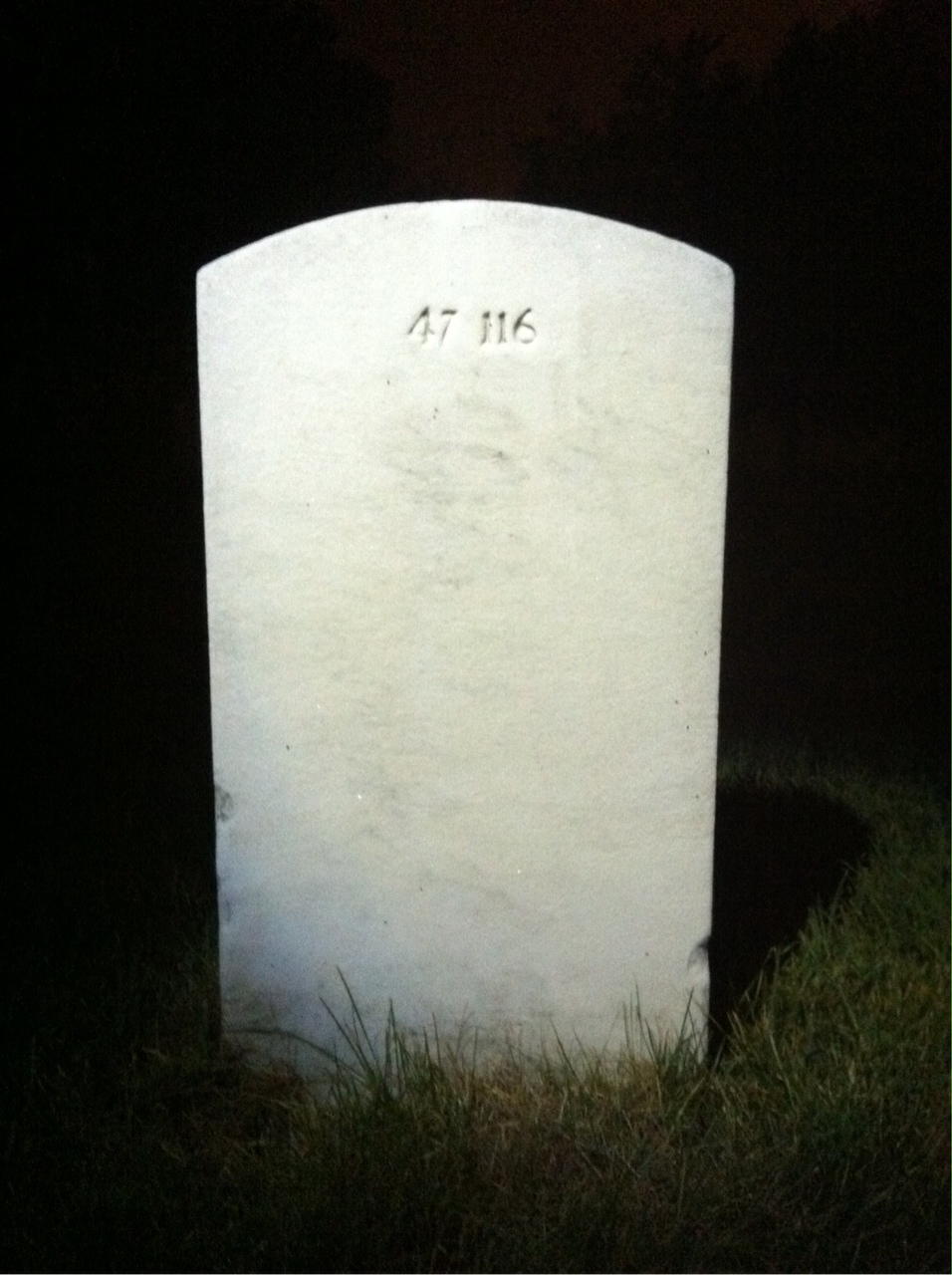Back of headstone — Dorothy Montgomery