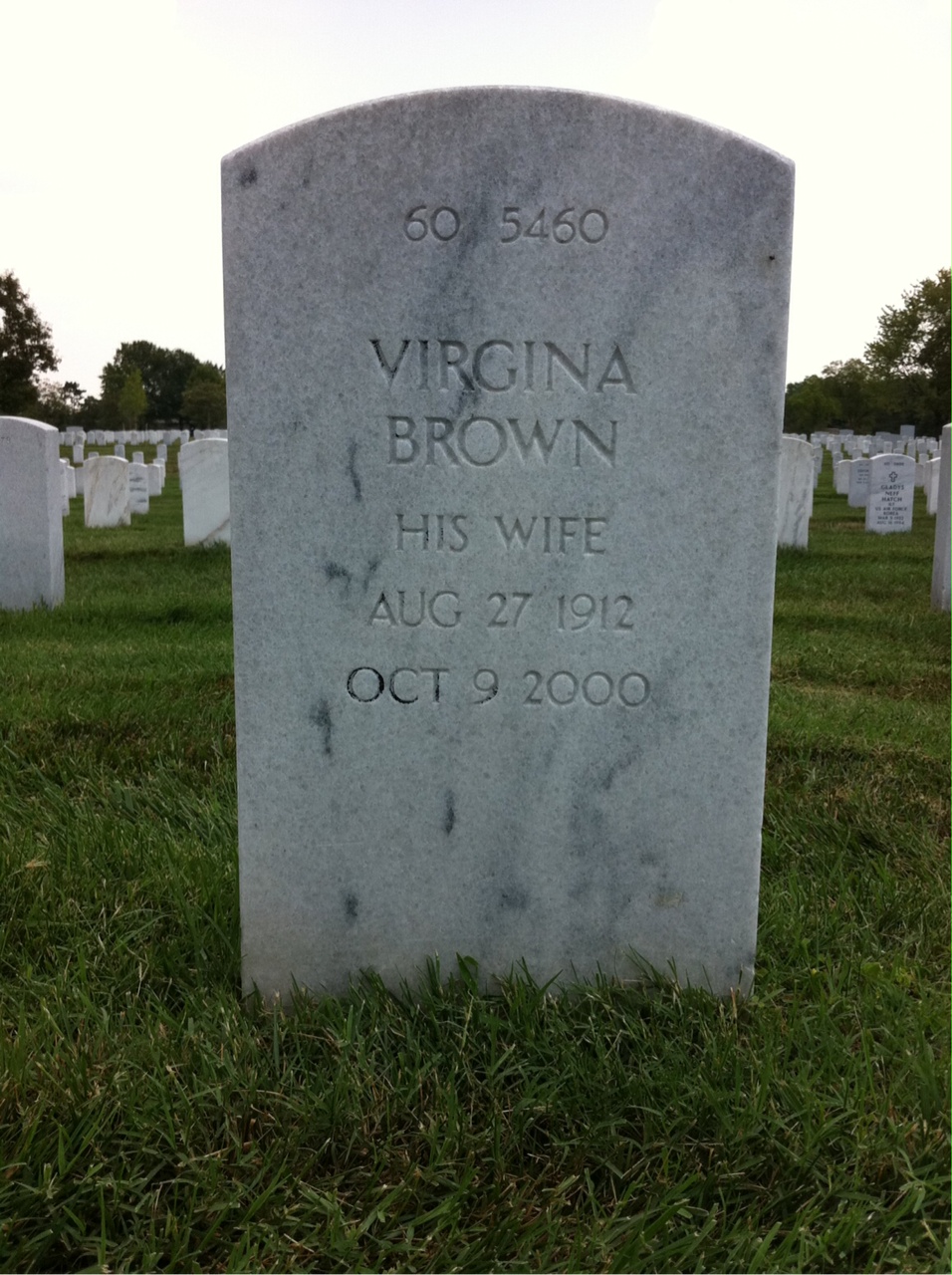 Back of headstone — William Thomas Kane