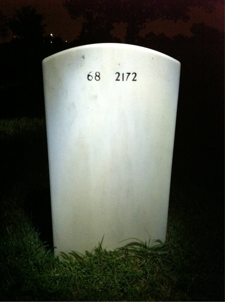 Back of headstone — Paul Soherr