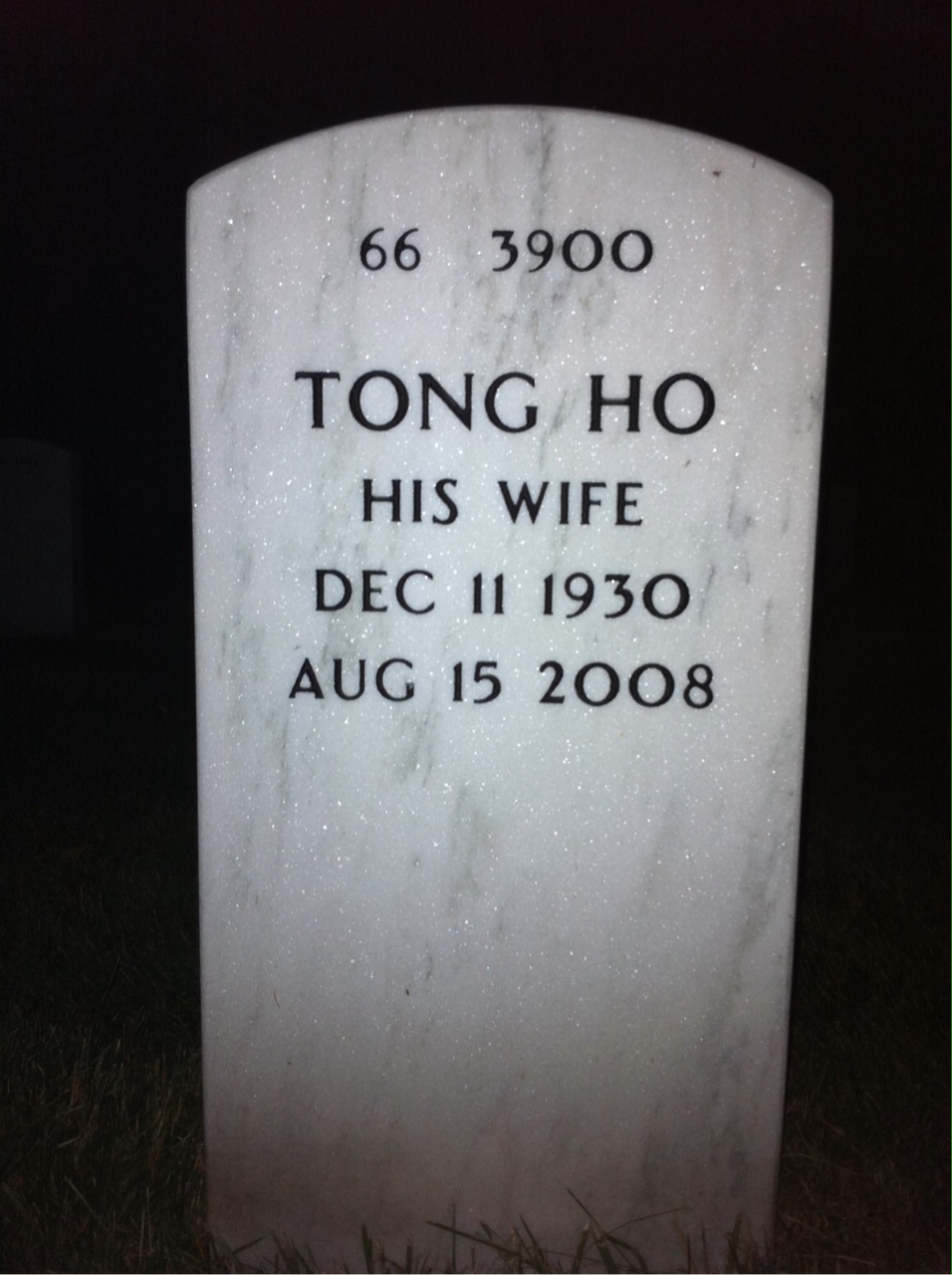 Back of headstone — John Gregal