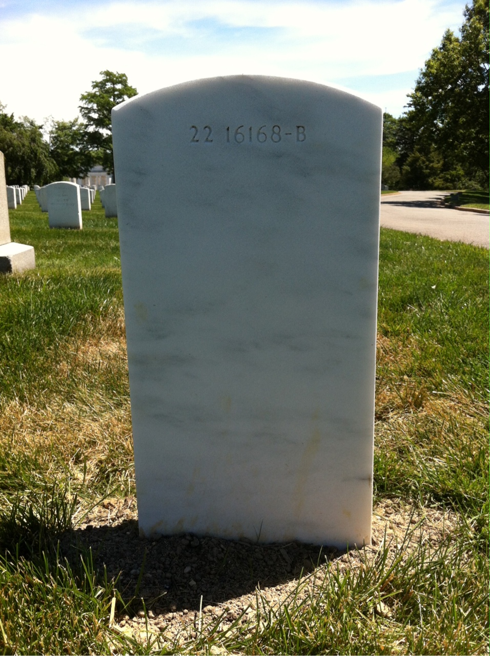 Back of headstone — Phillip Ryan Watson