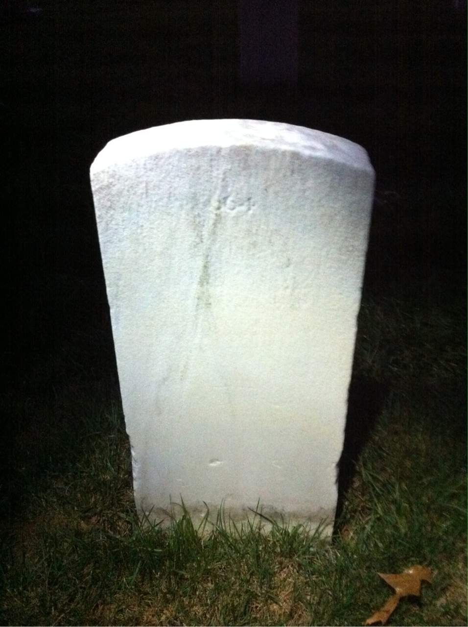 Back of headstone — Dorothy Anderson