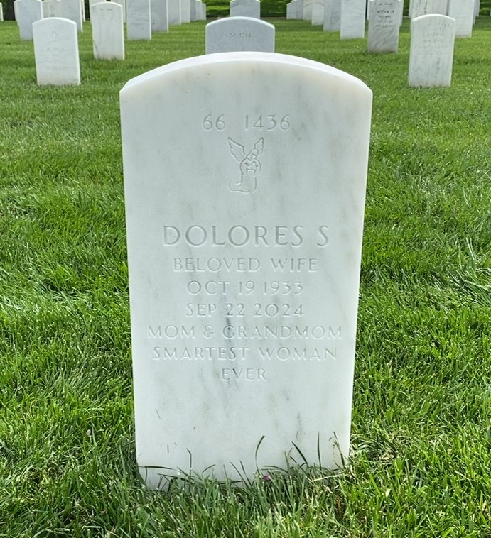 Back of headstone — Joe Harvell
