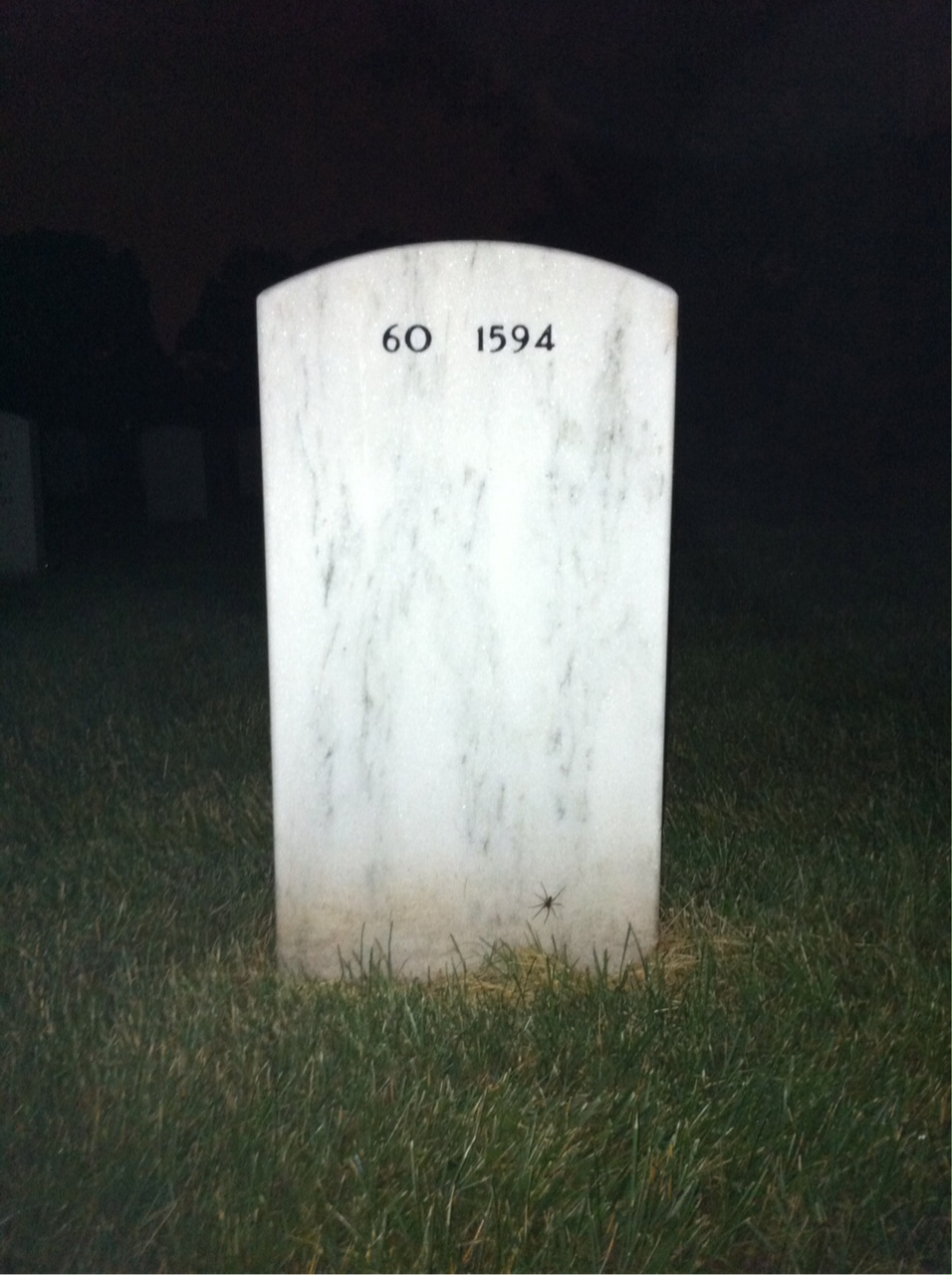 Back of headstone — Kenneth Comfort