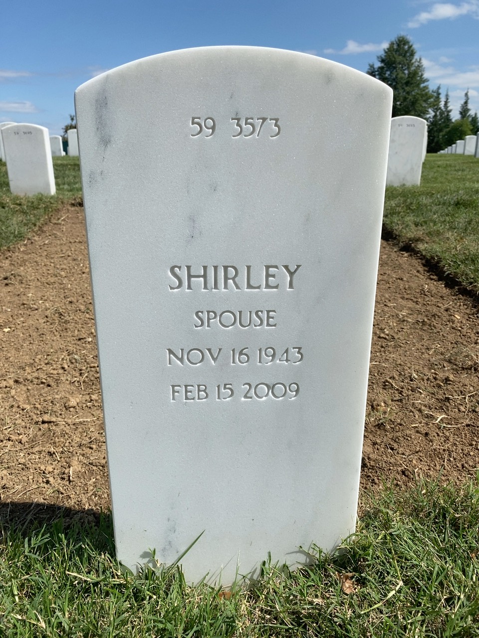 Back of headstone — Franklin Bandy