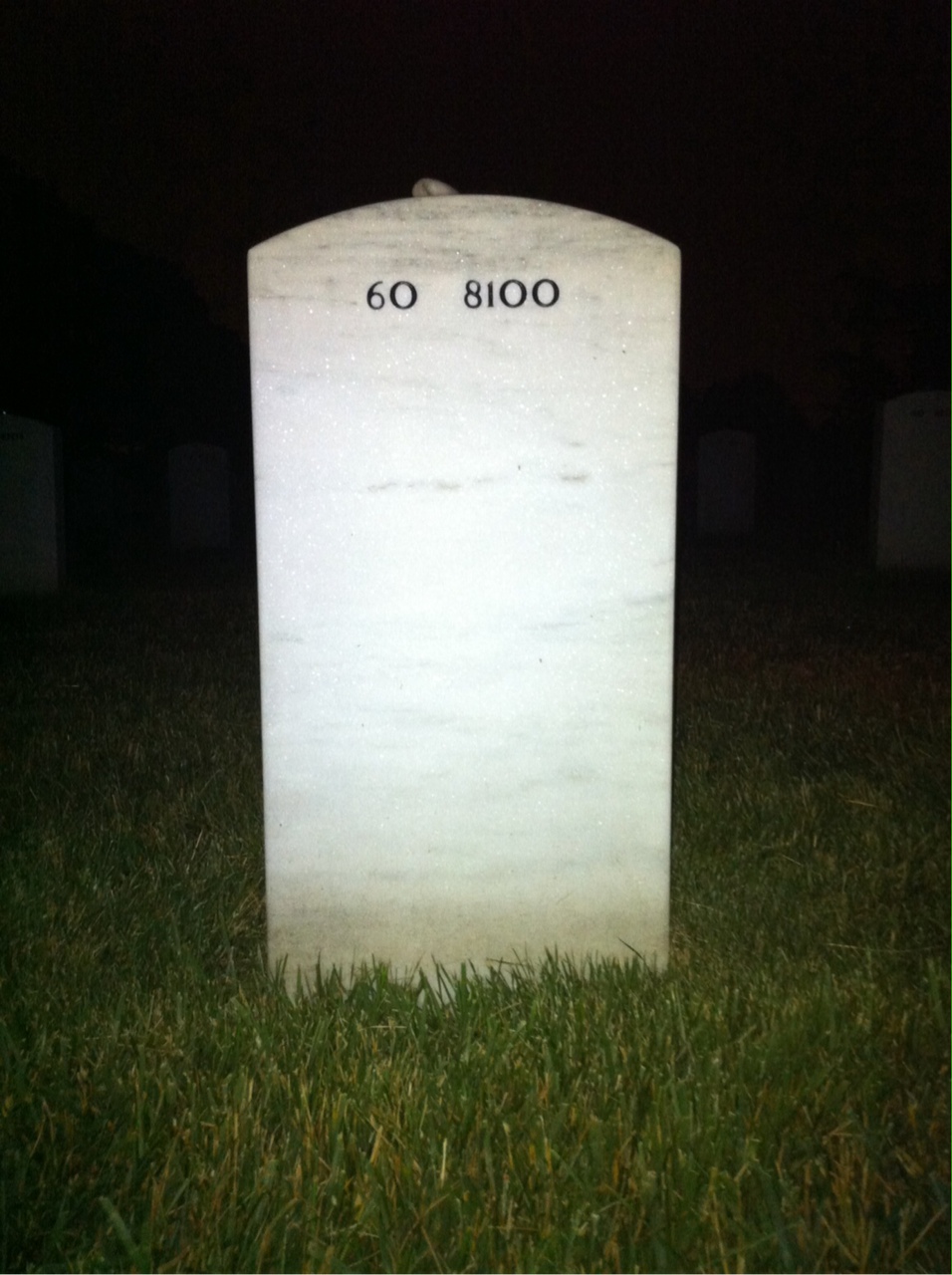 Back of headstone — Kristopher Shepherd