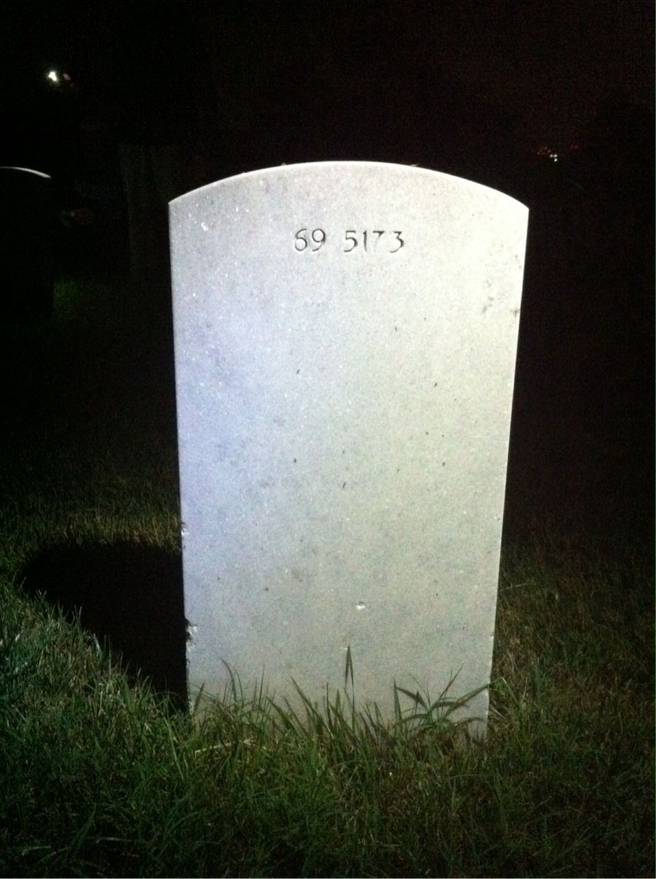 Back of headstone — Nnenna Agbakwuru