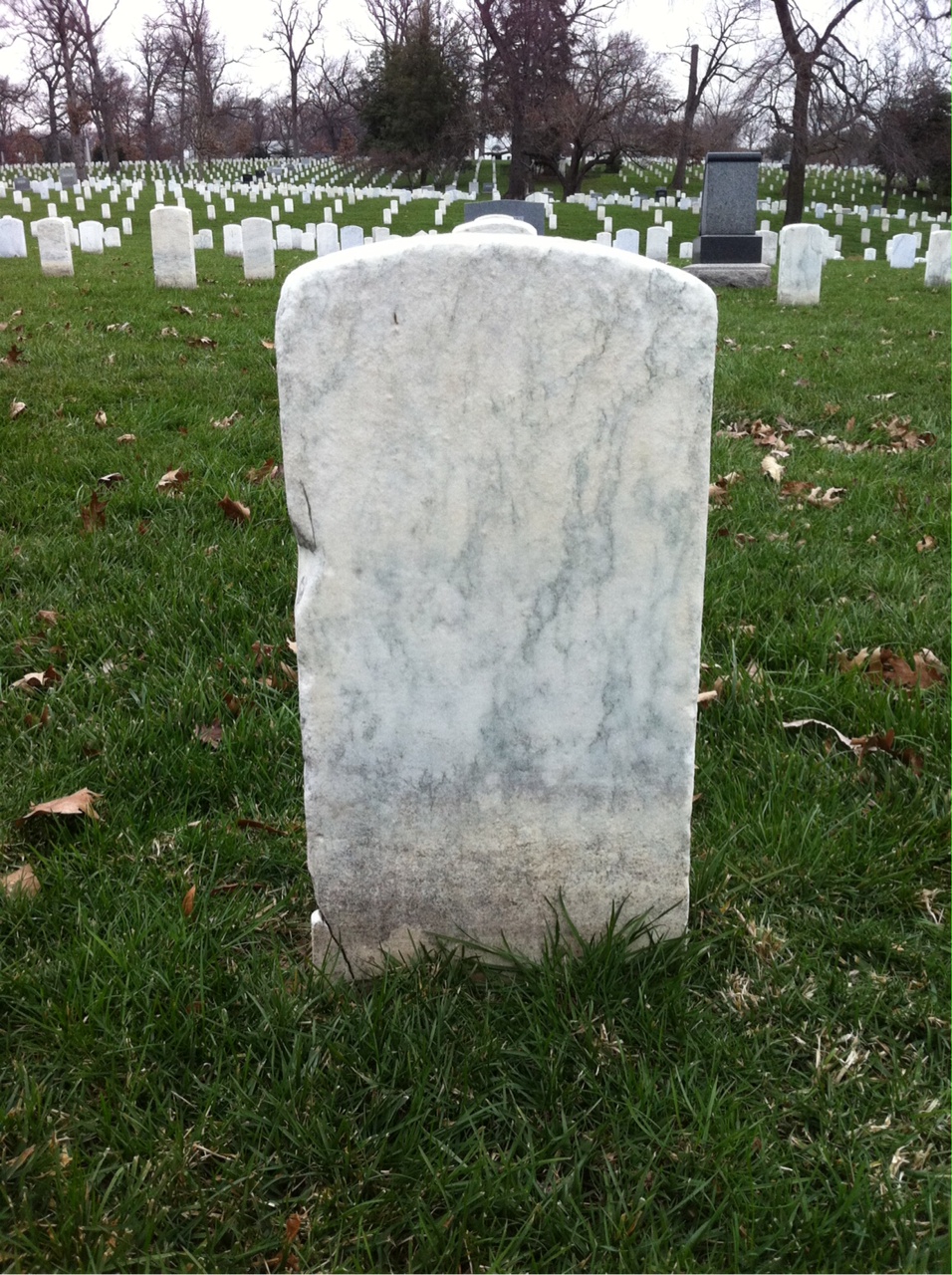 Back of headstone — Patrick Mcnamara