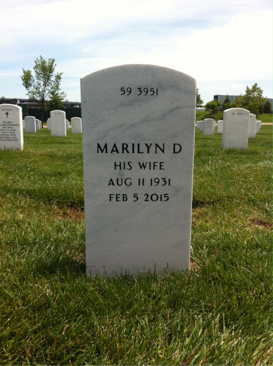 Back of headstone — John Heffernan
