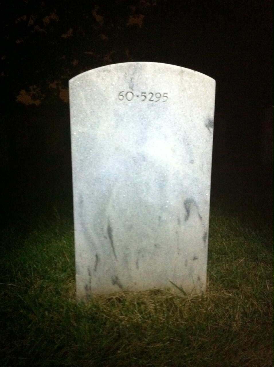 Back of headstone — Sam Stevenson