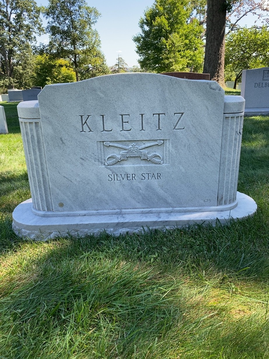 Back of headstone — Agnes Kleitz