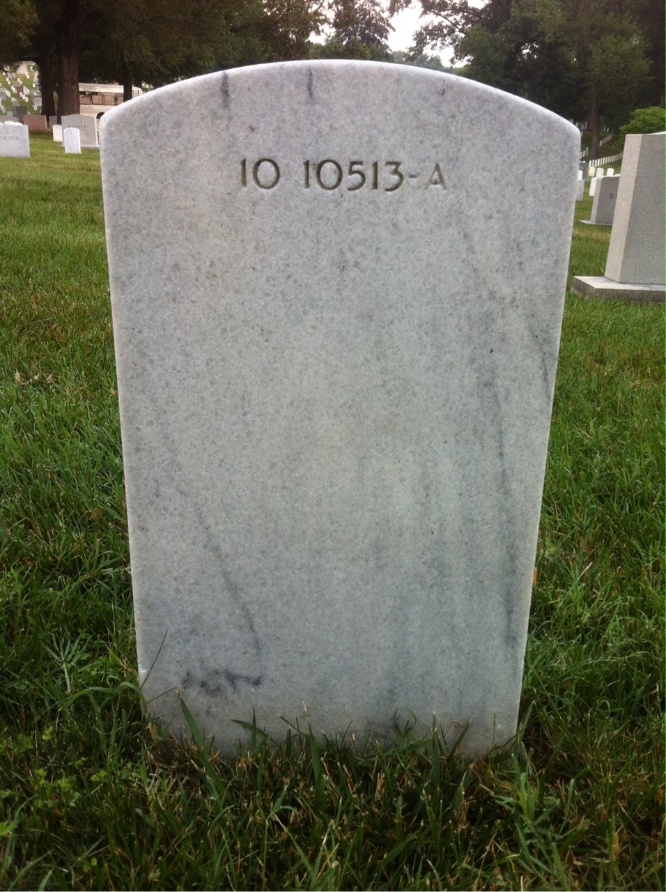Back of headstone — Ruth Frances Kennedy