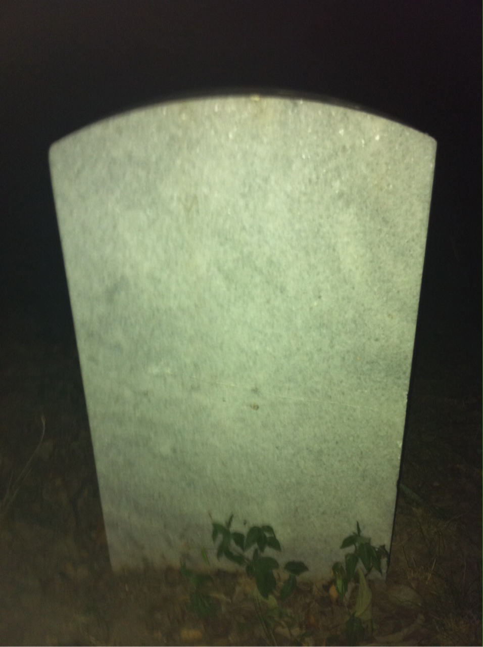 Back of headstone — John Mckenna
