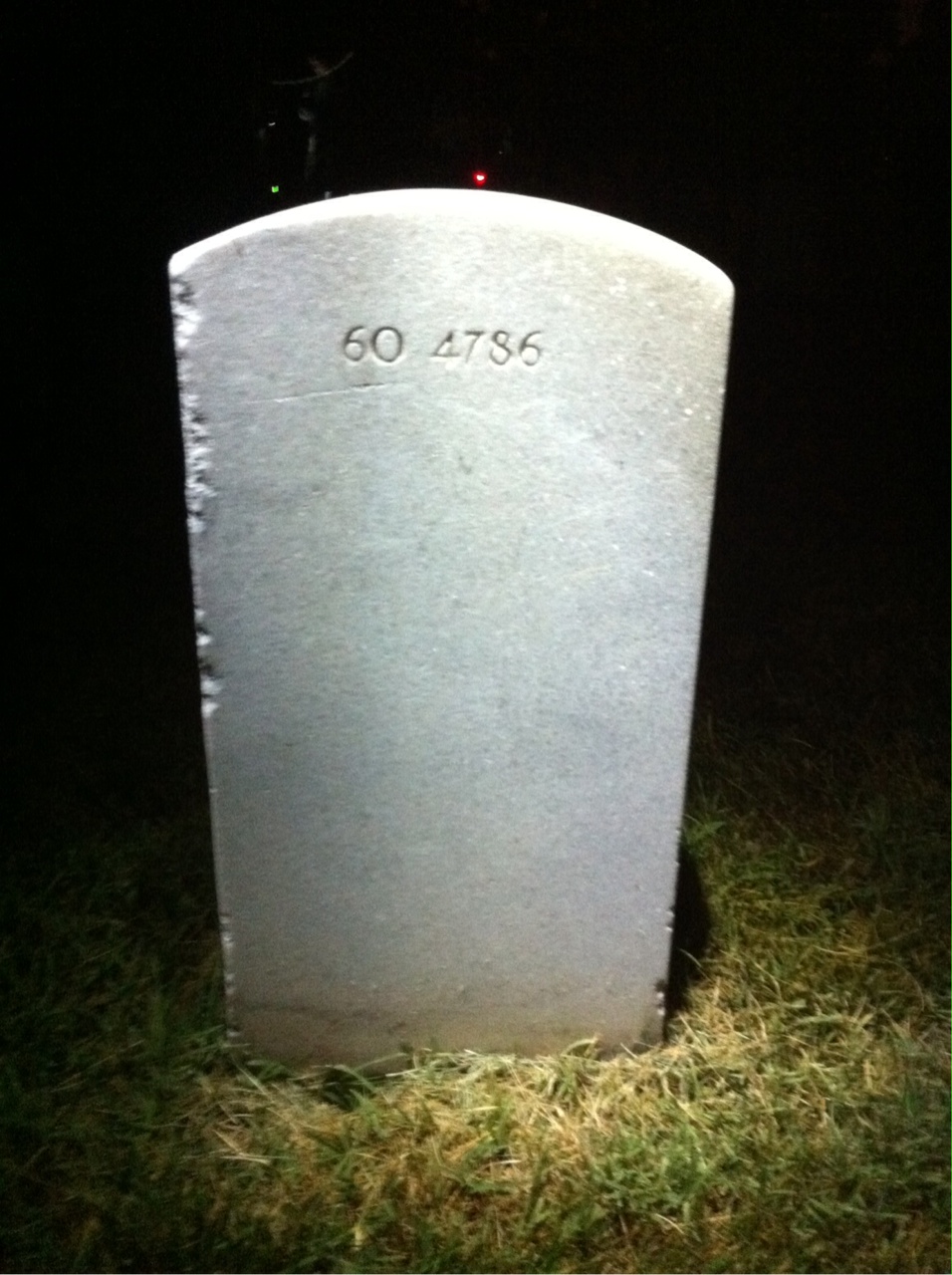 Back of headstone — Avrel Moses