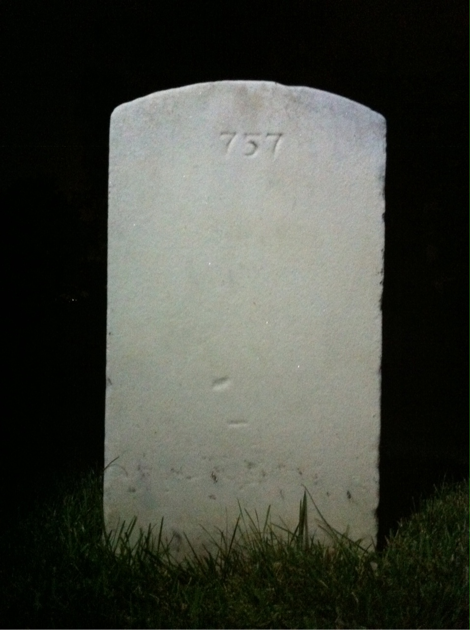 Back of headstone — Robert Murphy