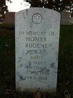 Homer Mckay — Headstone Front